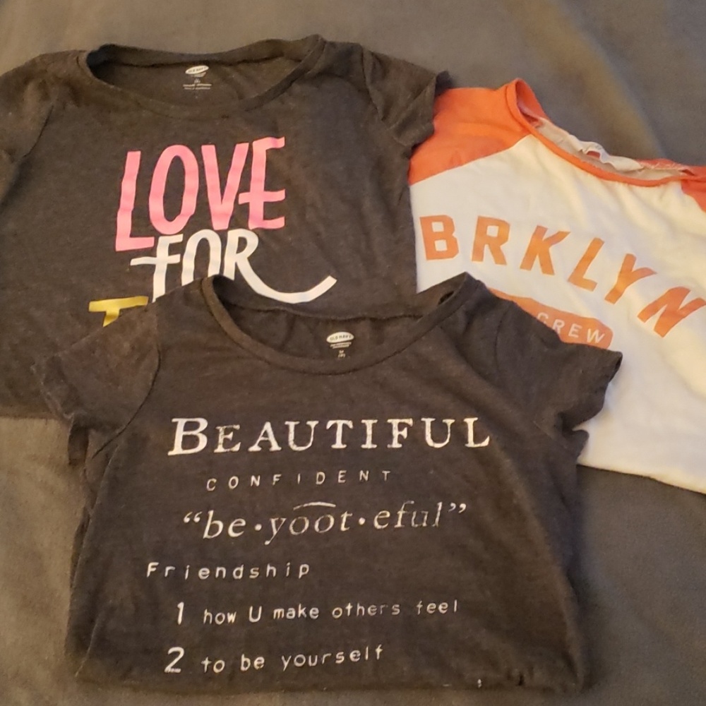 Girls Bundle of 3 Tshirts